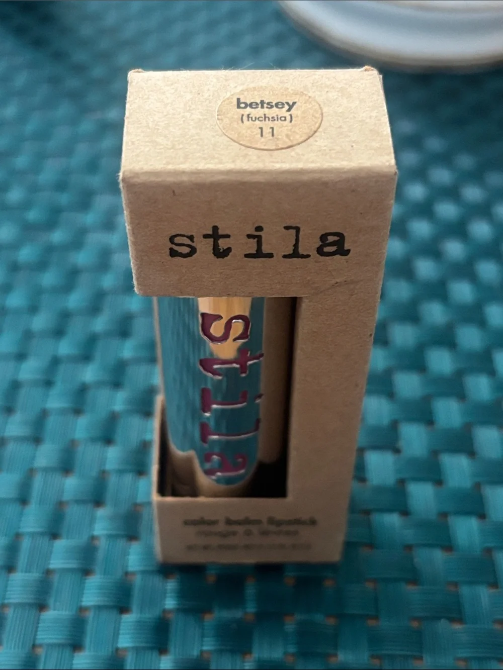 Stila- Color Balm Lipstick “Betsey” fuschia NWT
